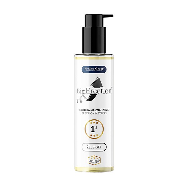 Medica Group BigErection, żel na mocną i długą erekcję, 150 ml — Składniki i ocena