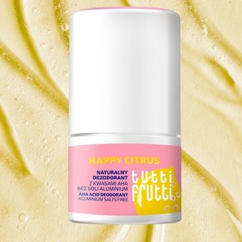 Farmona Tutti Frutti #HappyCitrus, dezodorant kwasowy AHA, bez soli aluminium, 50 ml