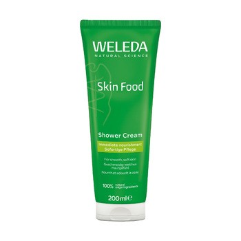 Weleda Skin Food, Kremowy płyn pod prysznic, 200 ml