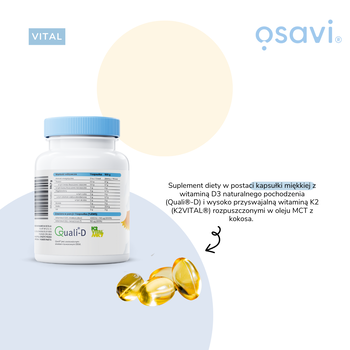 Witamina D3 + K2 4000 IU + 150 mcg, kapsułki, 60 szt.