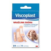 Viscoplast, wrażliwa skóra, plastry mix, 24 szt.