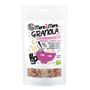 Diet-Food, Bio Granola More&More, Nerkowiec i Morwa Biała, 300 g https://azcdn.doz.pl/image/d/product/611cbe78-scale-180x180.png