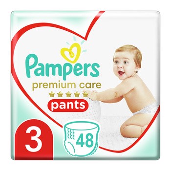 Pampers Premium Care Pants 3 (6−11 kg), pieluchomajtki jednorazowe, 48 szt.