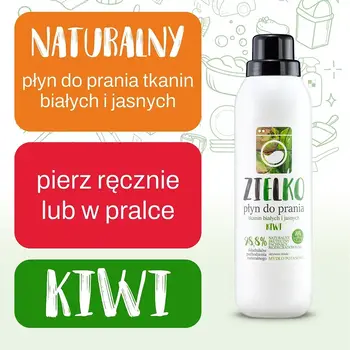 Zielko, Płyn do prania tkanin białych i jasnych, 1000 ml