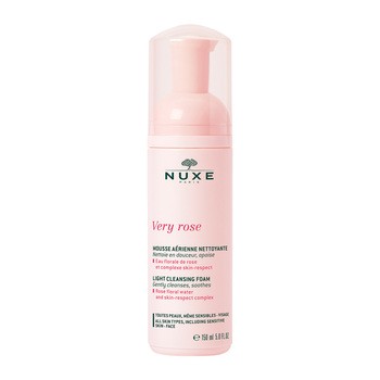 Nuxe Very Rose, oczyszczająca pianka micelarna, 150 ml
