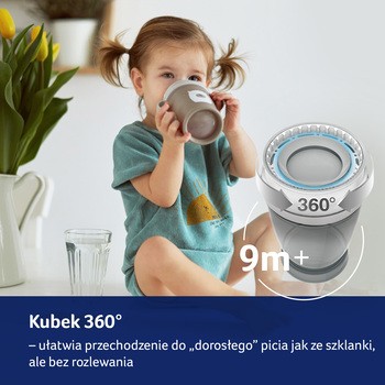 Lovi, kubek 360°Junior z uchwytem, Buddy Bear, 250 ml