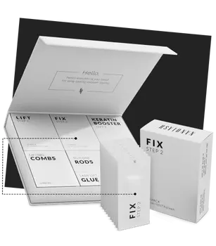 Nanolash Fix – Step 2, neutralizator do liftingu i laminacji rzęs, 0,5 ml x 10 szt.