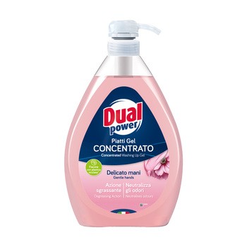 Dual Power, koncentrat do mycia naczyń, delikatne dłonie, 1 l