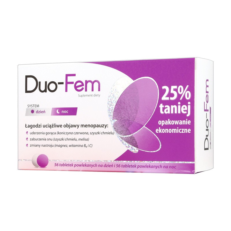 Duo Fem Tabletki Na Dzień 56 Szt Tabletki Na Noc 56 Szt 6870