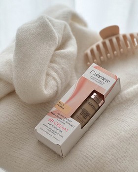 Cashmere BB, nawilżający krem-podkład tonujący z ektoiną, Nude Vanilla, 30 ml