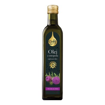 S'Olej, Olej z ostropestu z witaminą d tłoczony na zimno, płyn, 250 ml