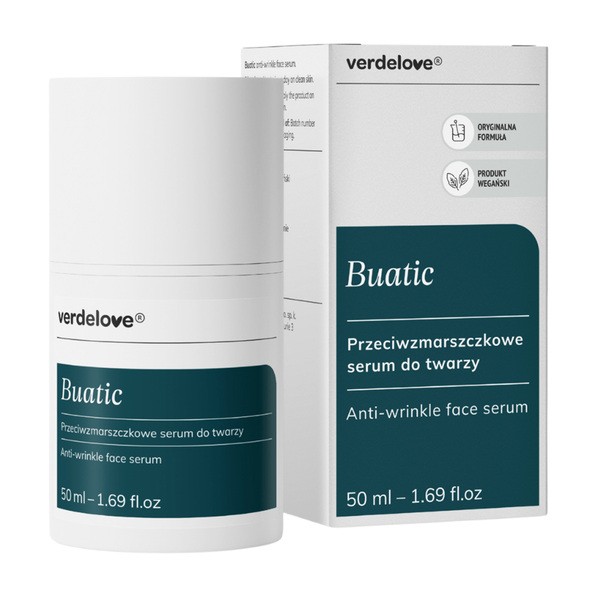 Verdelove Buatic, serum Anti-Falten für das Gesicht, 50 ml — Inhaltsstoffe und Bewertung