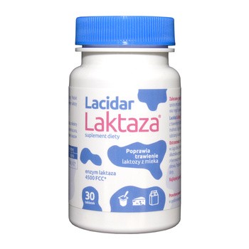 Lacidar Laktaza, tabletki, 30 szt.