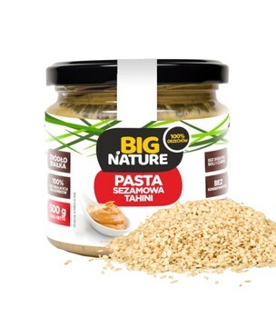 Big Nature Pasta sezamowa, tahini, 500 g