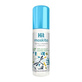HIT, spray z naturalnymi olejkami roślinnymi przeciw komarom, kleszczom i meczkom, 100 ml
