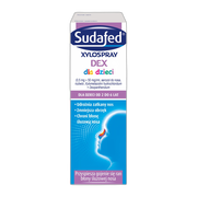 Sudafed Xylospray DEX dla dzieci, 0,5mg+50mg/ml, aerozol do nosa,10ml