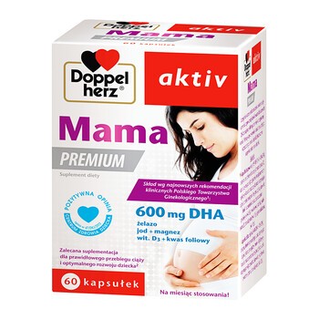 Doppelherz Aktiv Mama Premium, kapsułki, 60 szt.