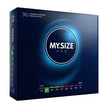 MY.SIZE Pro, prezerwatywy, 47 mm, 36 szt.