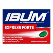 Ibum Express Forte, 400 mg, kapsułki miękkie, 36 szt.