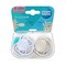 Canpol Babies, smoczek silikonowy DentalAir 6-18 m symetryczny, niebieski, 2 szt.
