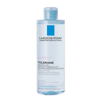 La Roche-Posay Eau Micellaire Toleriane, płyn micelarny dla skóry wrażliwej i reaktywnej, 400 ml