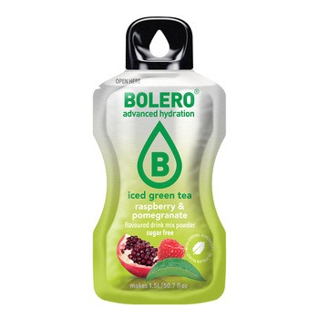 Bolero, Iced Green Tea Raspberry & Pomegranate, napój w proszku, 8 g