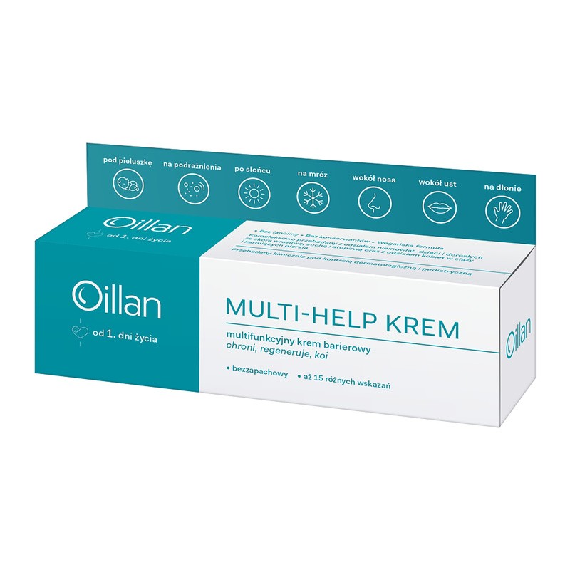 Oillan Multi-Help Crema Barriera 50ml - Multifunzione Per Pelli Sensibili E Irritate - 2