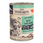 Wiejska Zagroda Indyk z królikiem, karma mokra dla psa, 400 g https://azcdn.doz.pl/image/d/product/9a127ecc-scale-180x180.png