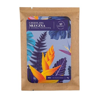 Deseo Bean to Bar, czekolada mleczna z czarną porzeczką, 60 g