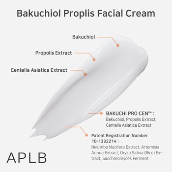 APLB Bakuchiol Propolis Facial Cream, krem łagodzący do twarzy z bakuchiolem i propolisem, 55 ml