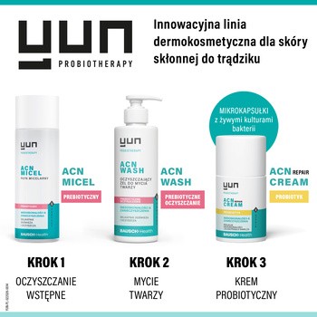 Yun ACN Micel, prebiotyczny płyn micelarny, 200 ml