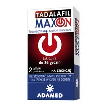 Tadalafil Maxon, 10 mg, tabletki powlekane, 2 szt.