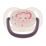 Canpol Babies, silikonowy smoczek anatomiczny, Night Dreams, 0-6 m, różowy, 1 szt. https://azcdn.doz.pl/image/d/product/69828d77-scale-180x180.png