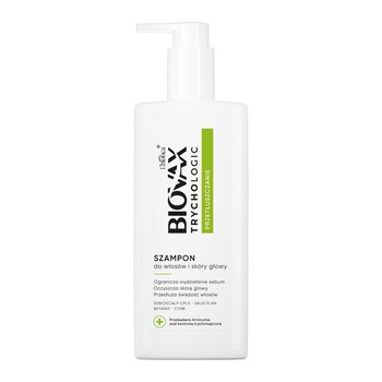 Biovax Trychologic Przetłuszczanie, szampon do włosów i skóry głowy, 200 ml