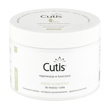 Cutis Ł, krem konopny 20% + CBD, 400 ml