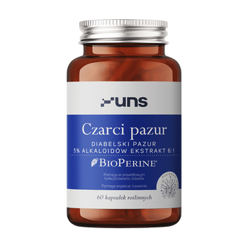 Uns Czarci pazur + Bioperine, kapsułki, 60 szt.