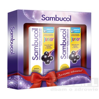 Sambucol Junior, syrop dla dzieci powyżej 6 roku życia, 120 ml x 2 opakowania