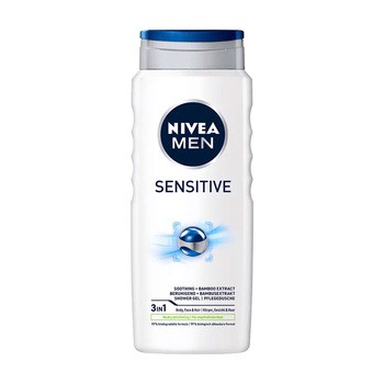 Nivea Men, żel pod prysznic, Sensitive, 500 ml