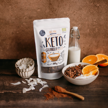 Diet-Food, Bio Granola Keto, Kakao, 200 g