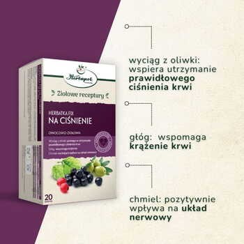 Herbapol Kraków, herbatka fix na ciśnienie, 2 g x 20 szt.