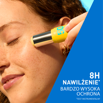 Cerave, niewidoczny sztyft przeciwsłoneczny SPF50+, 8 g