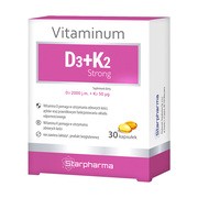 Vitaminum D3 + K2 Strong, kapsułki, 30 szt.        