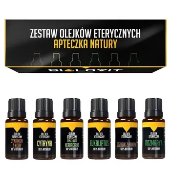 Zestaw olejków eterycznych - apteczka natury, 6 x 10 ml