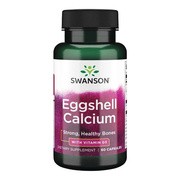 Swanson Eggshell Calcium with Vitamin D3, kapsułki, 60 szt.