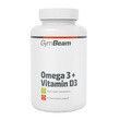 GymBeam Omega 3 + Witamina D3, kapsułki, 90 szt.