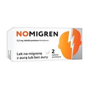 Nomigren, 12,5 mg, tabletki powlekane, 2 szt.