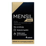 Mensil Max, 50 mg, tabletki do rozgryzania i żucia, 4 szt.