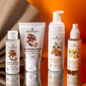Orientana, olejek do demakijażu twarzy i oczu złota pomarańcza, 150 ml