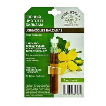 Herbal Traditions, balsam do pielęgnacji skóry z glistnika-jaskółcze ziele, 3 ml