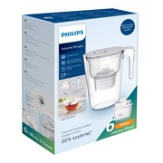 Philips, dzbanek filtrujący, biały + 6 filtrów, model AWP2933WHT6/58, 1 szt. https://azcdn.doz.pl/image/d/product/b89b51a0-scale-180x180.png